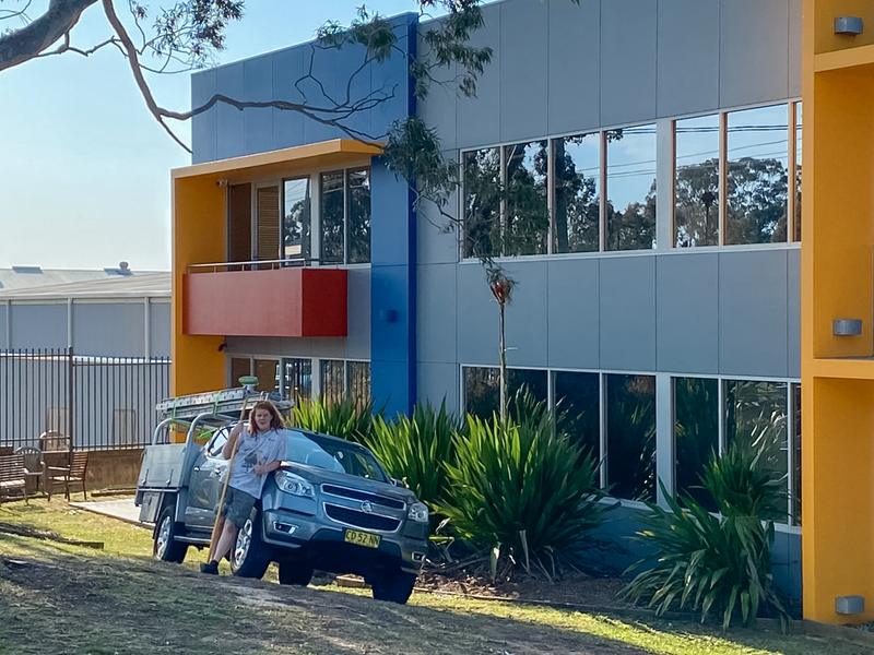 Commercial building exterior by Andrew Lindner Painting, Newcastle painters