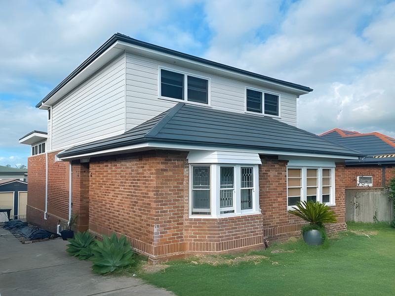 Two storey extension exterior by Andrew Lindner Painting, Newcastle painters