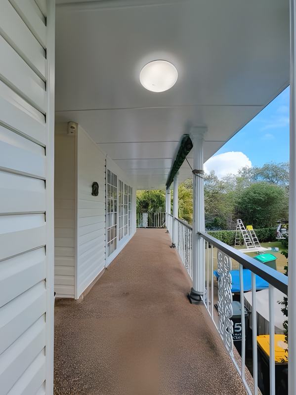 Weatherboard home verandah by Andrew Lindner Painting, Newcastle painters