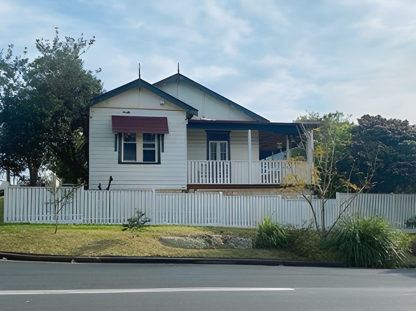 Heritage Homes & Buildings in Newcastle by Andrew Lindner Painting